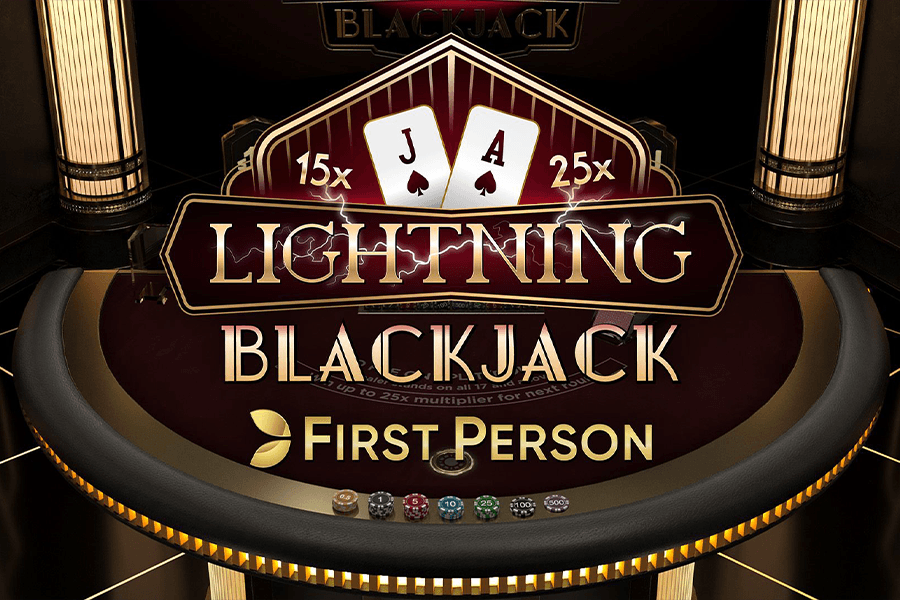 First Person Lightning Blackjack
